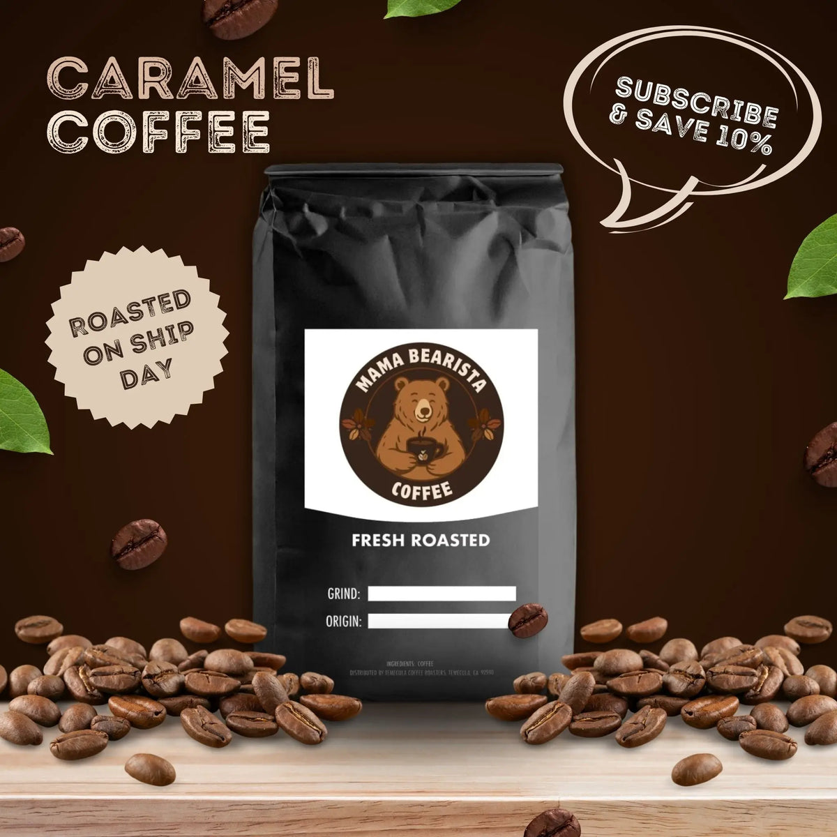 Caramel Mama Bearista Coffee